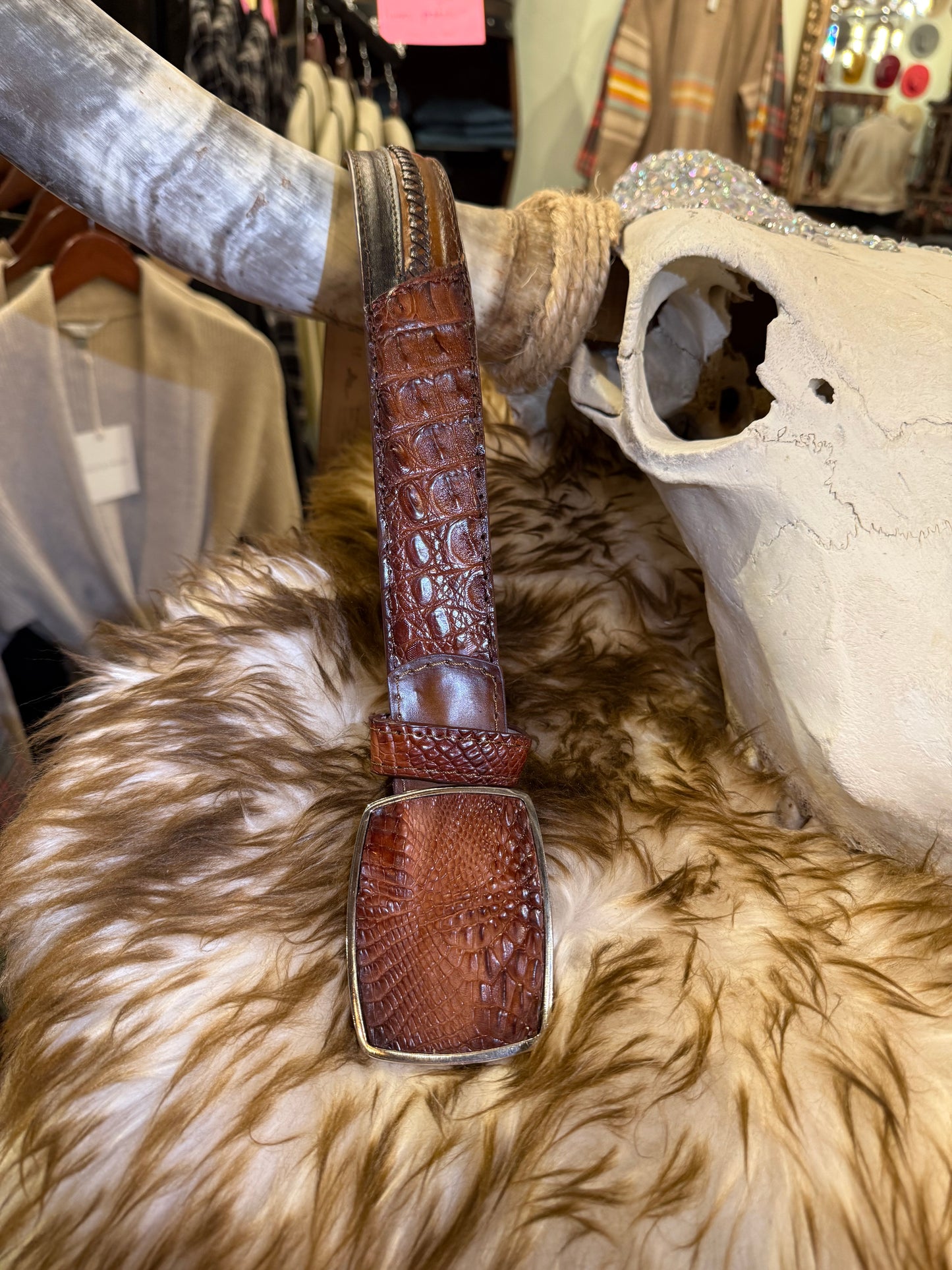 Range Ride Braided Honey & Dark Oil Belt