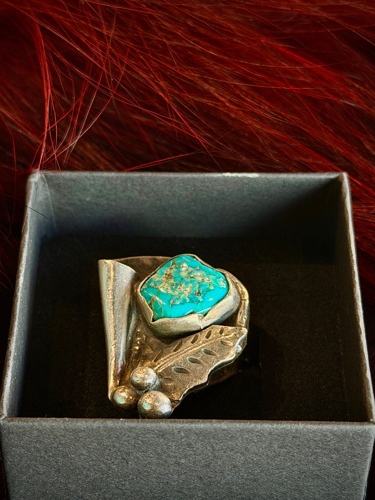 Turquoise Funnel Ring