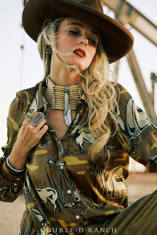 Oil Camp Blouse