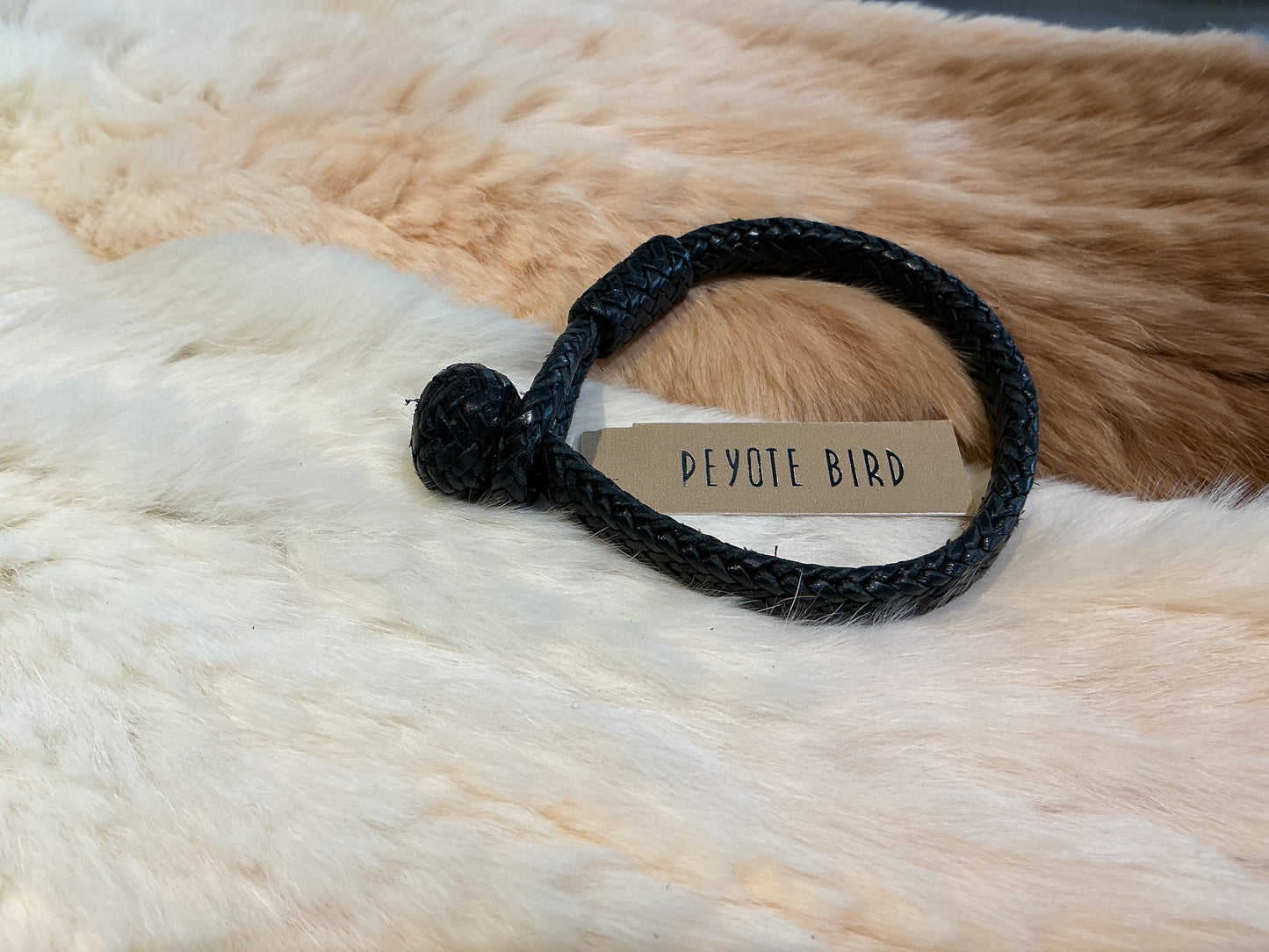 Aaron Lopez Outback Bracelet - Black Leather