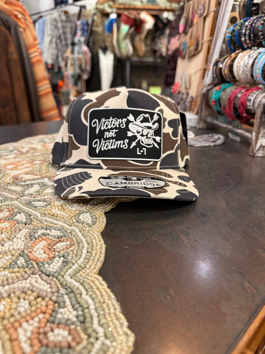L-7 Productions Victors not Victims Cap