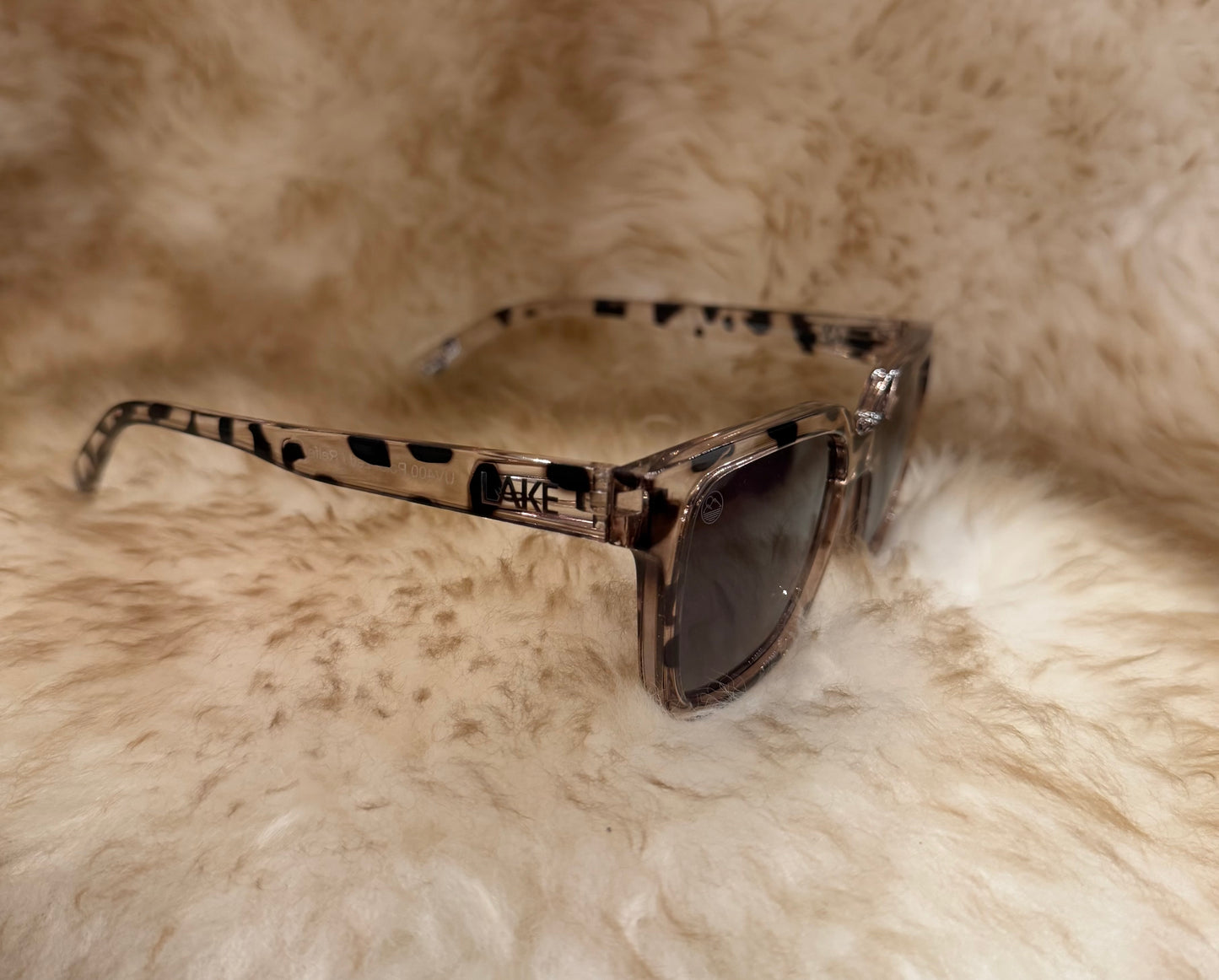 Lake Sunglasses - Powell Leopard/Black Fade