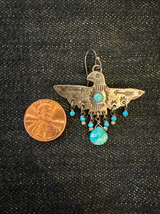 Earring- Joe Eby Sterling Turquoise
