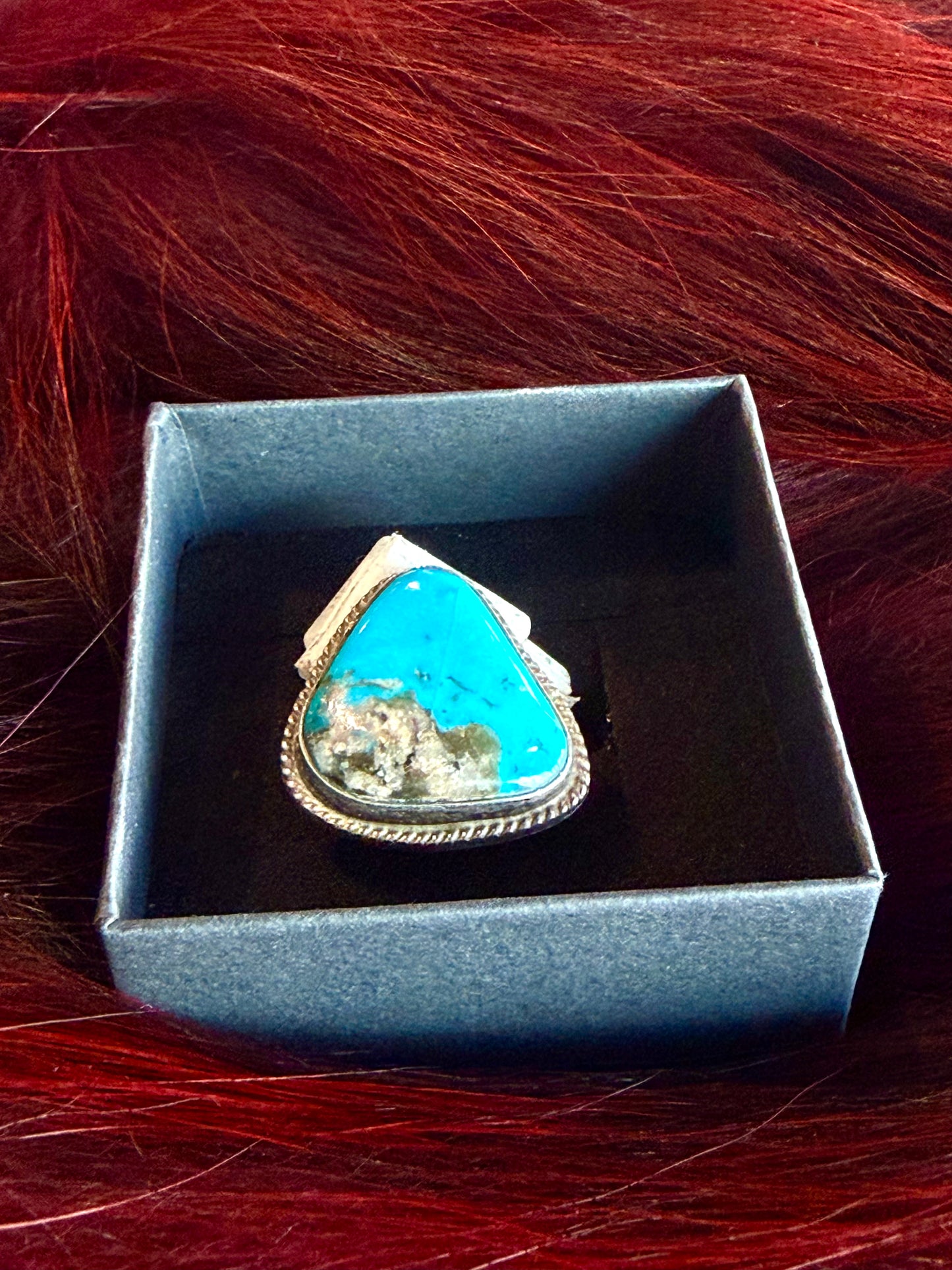 Triangle Turquoise Ring