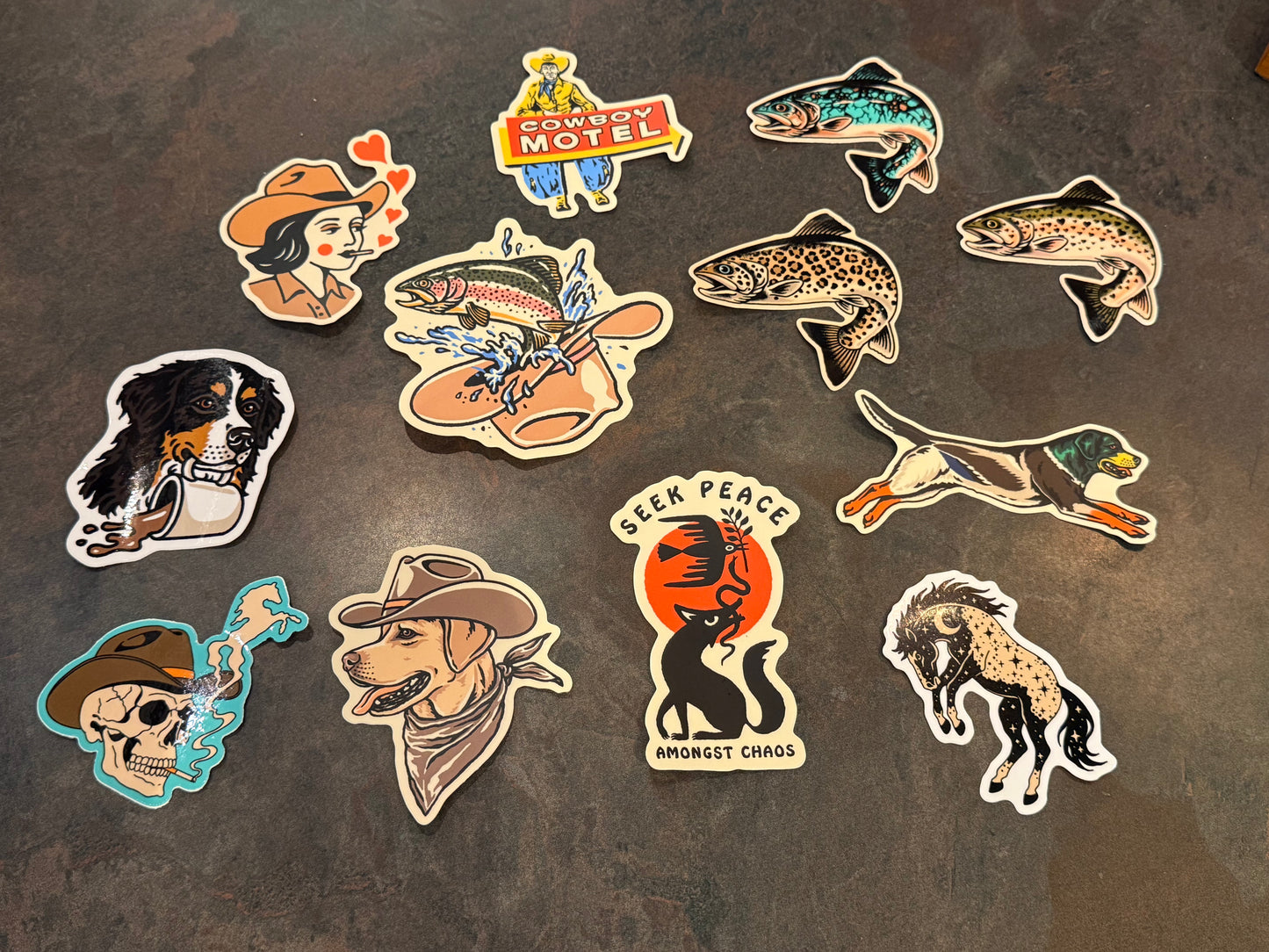 Steel Bison Vinyl Stickers