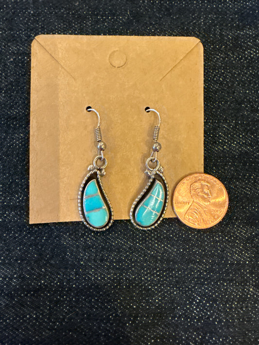 Turquoise Teardrop Earrings
