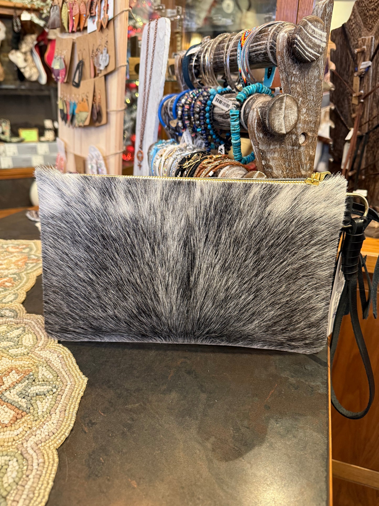 Fur Clutch- Trulli Leathers