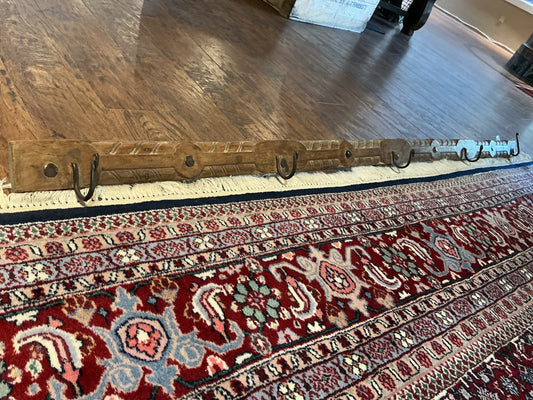 Vintage Wooden Coat Rack