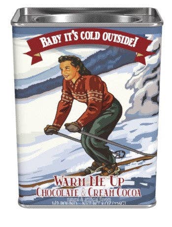 "Baby It's Cold Outside" Chocolate & Cream Cocoa (8oz Tins)