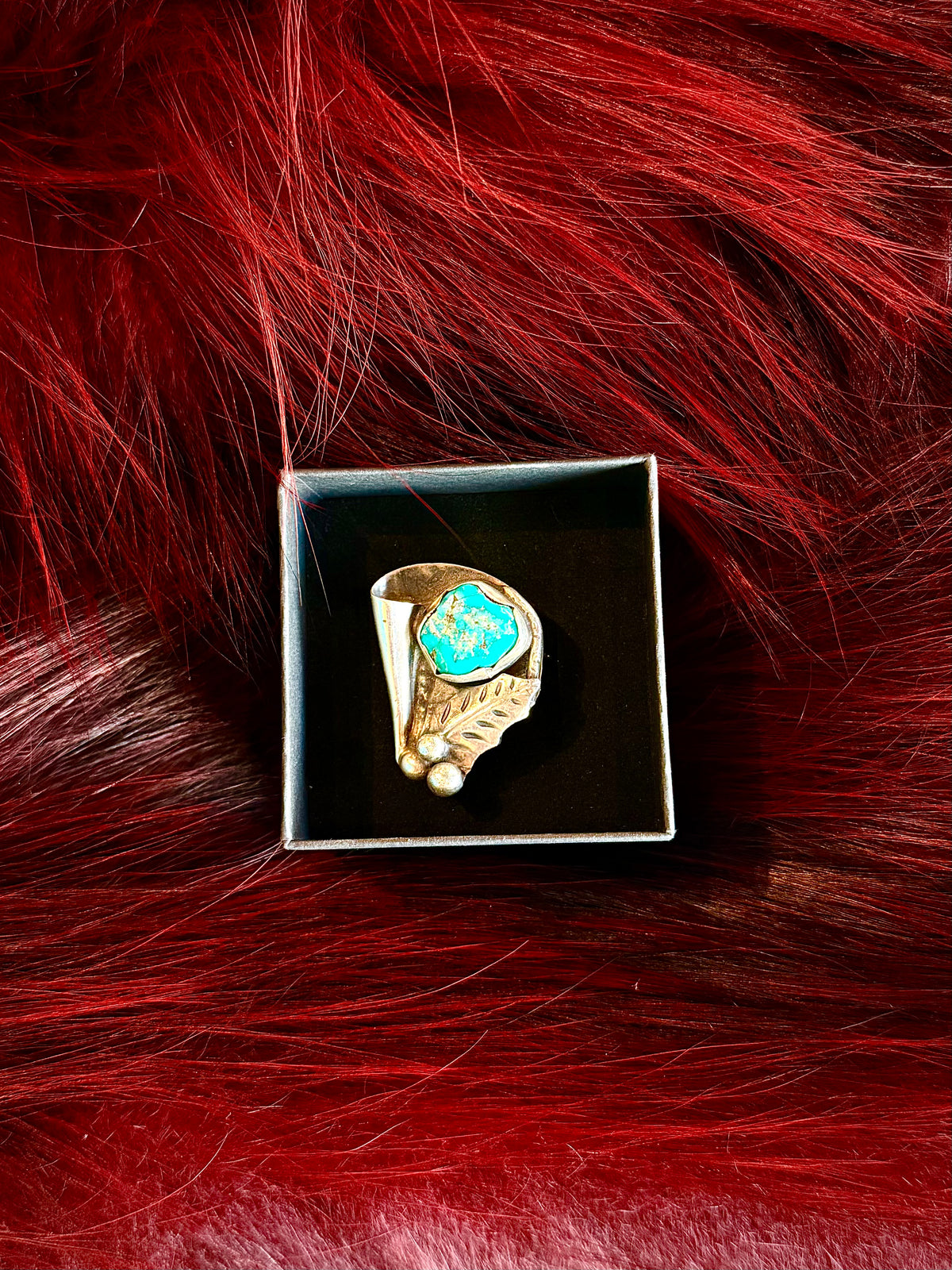 Turquoise Funnel Ring