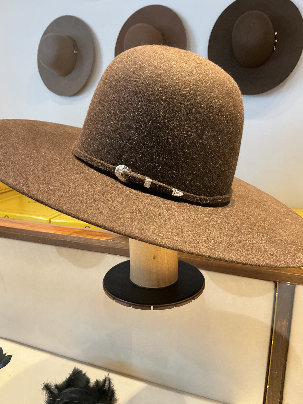 Serratelli Hat 8X- Syrup Tweed