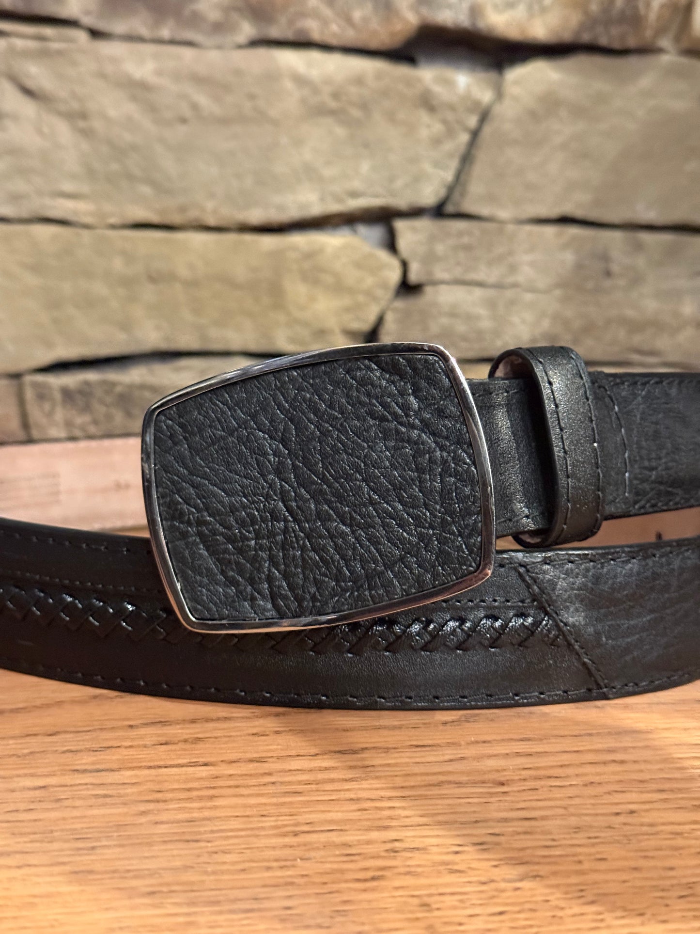 Range Ride Twisted Black Belt