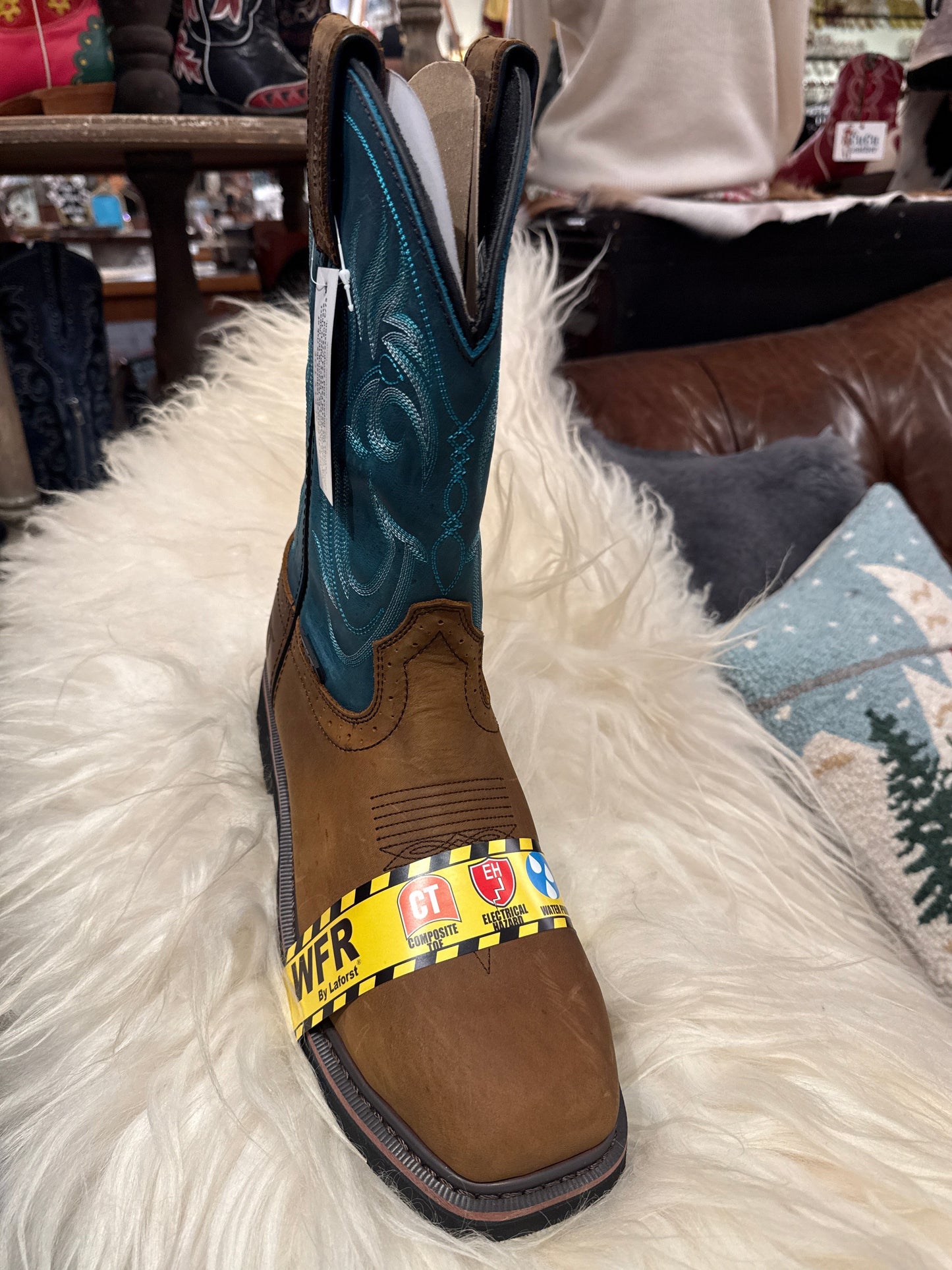 Men's Gaylord Western Boots - Brown/Blue