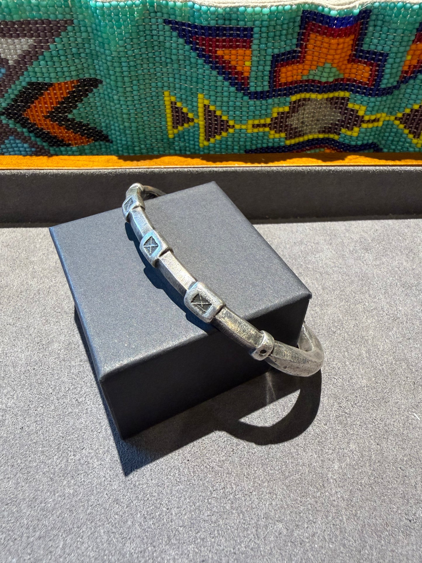 Cuff/ Bracelet- J. Favor Coin Silver