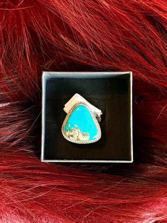 Triangle Turquoise Ring