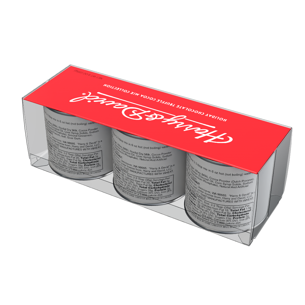 H&D® Snowman Truffle Cocoa Gift Set (3oz Tins)