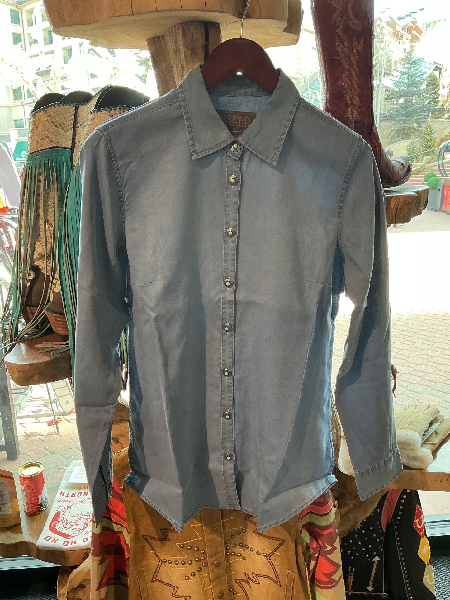 Claire Tencel Shirt - Blue