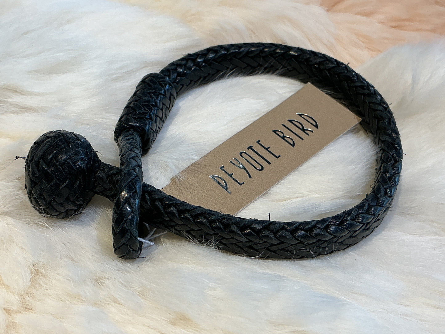 Aaron Lopez Outback Bracelet - Black Leather