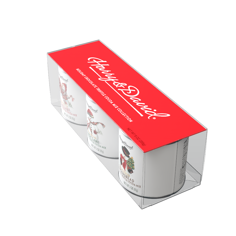 H&D® Snowman Truffle Cocoa Gift Set (3oz Tins)