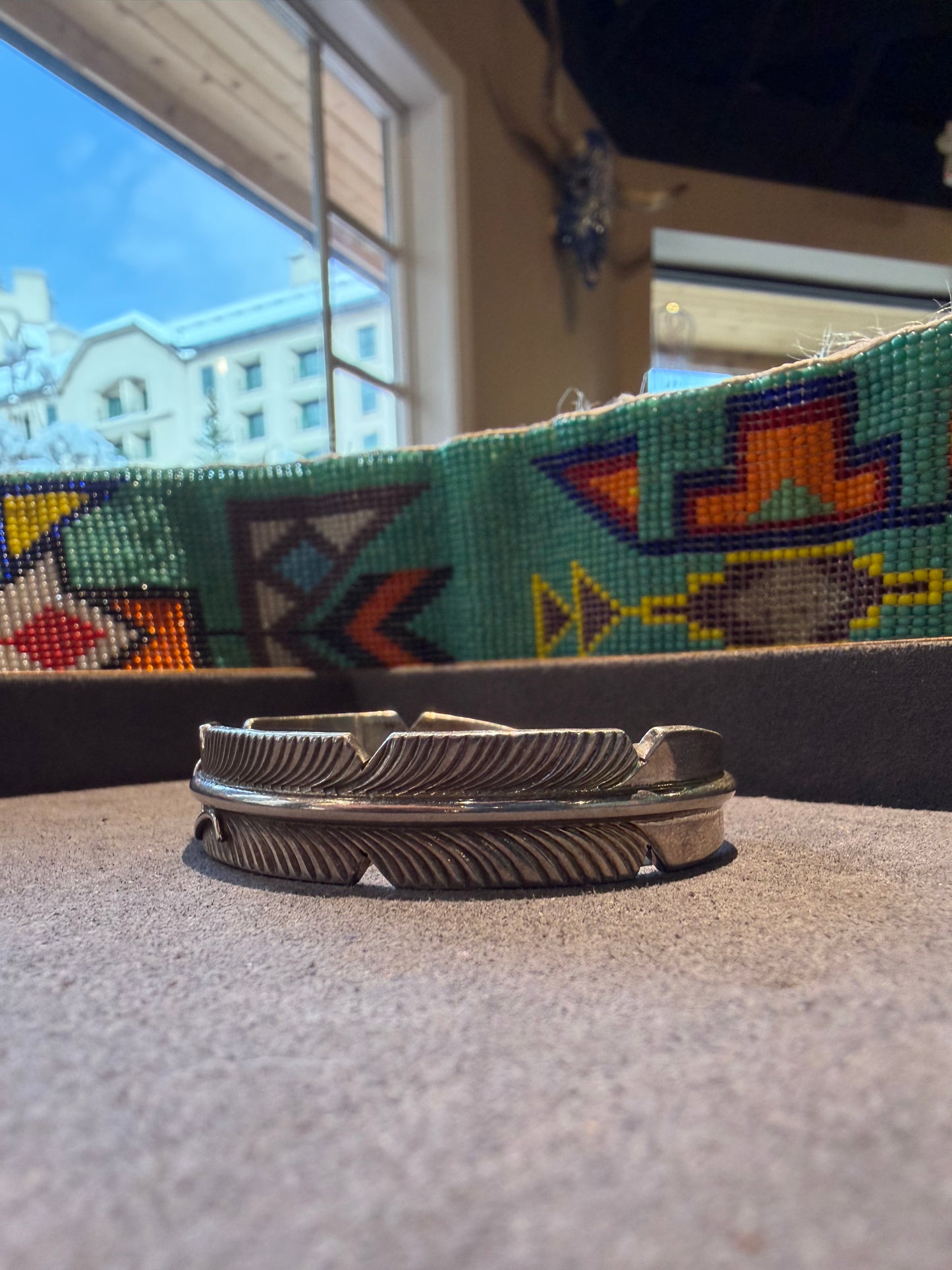 Cuff/ Bracelet- Feather Navajo