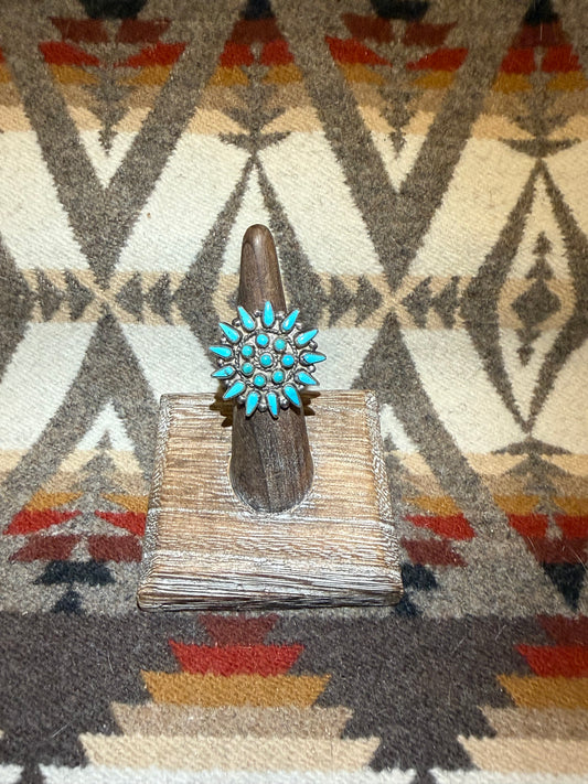 Vintage Zuni Needle Point Ring