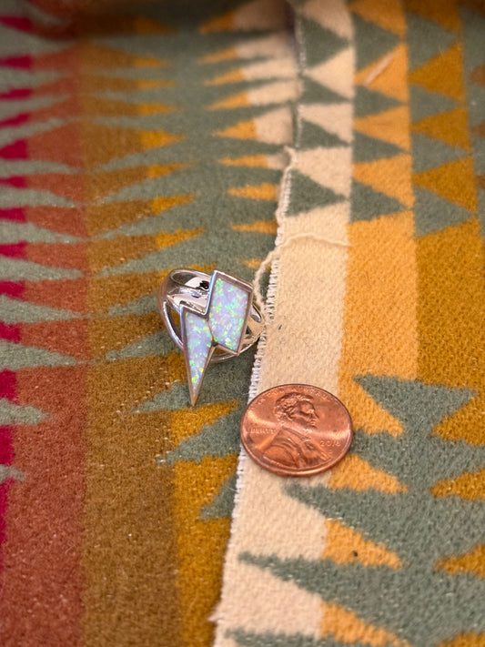 Electric Opal Size 8 Ring