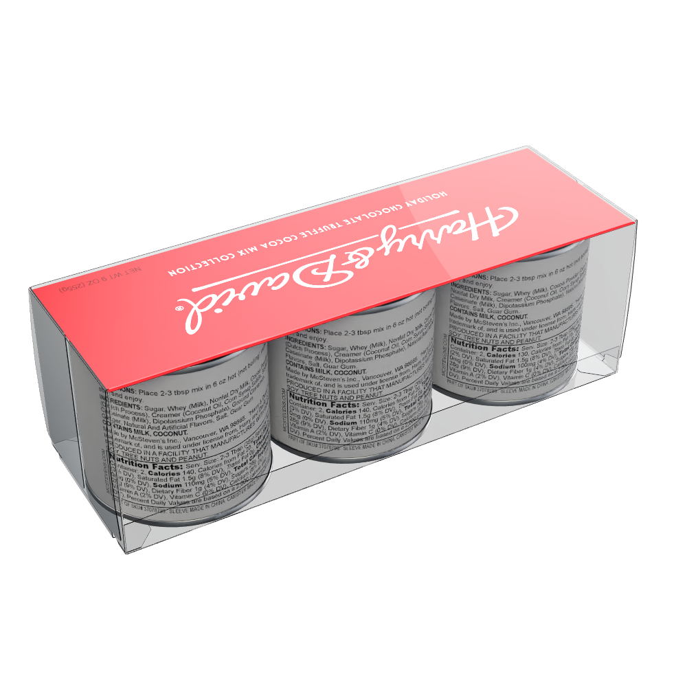 H&D® Snowman Truffle Cocoa Gift Set (3oz Tins)
