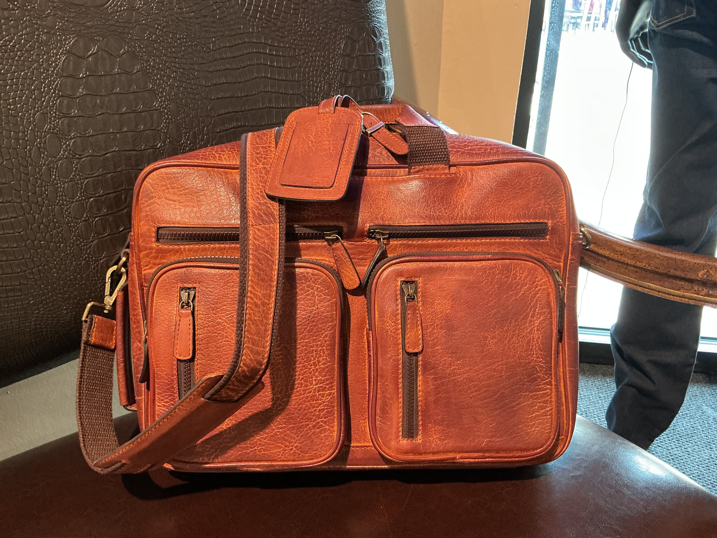 Madison Creek Leather Briefcase