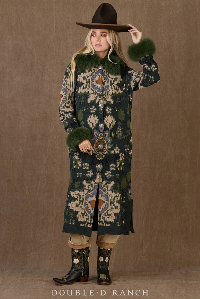 Double D Papier Peint Sweater Duster