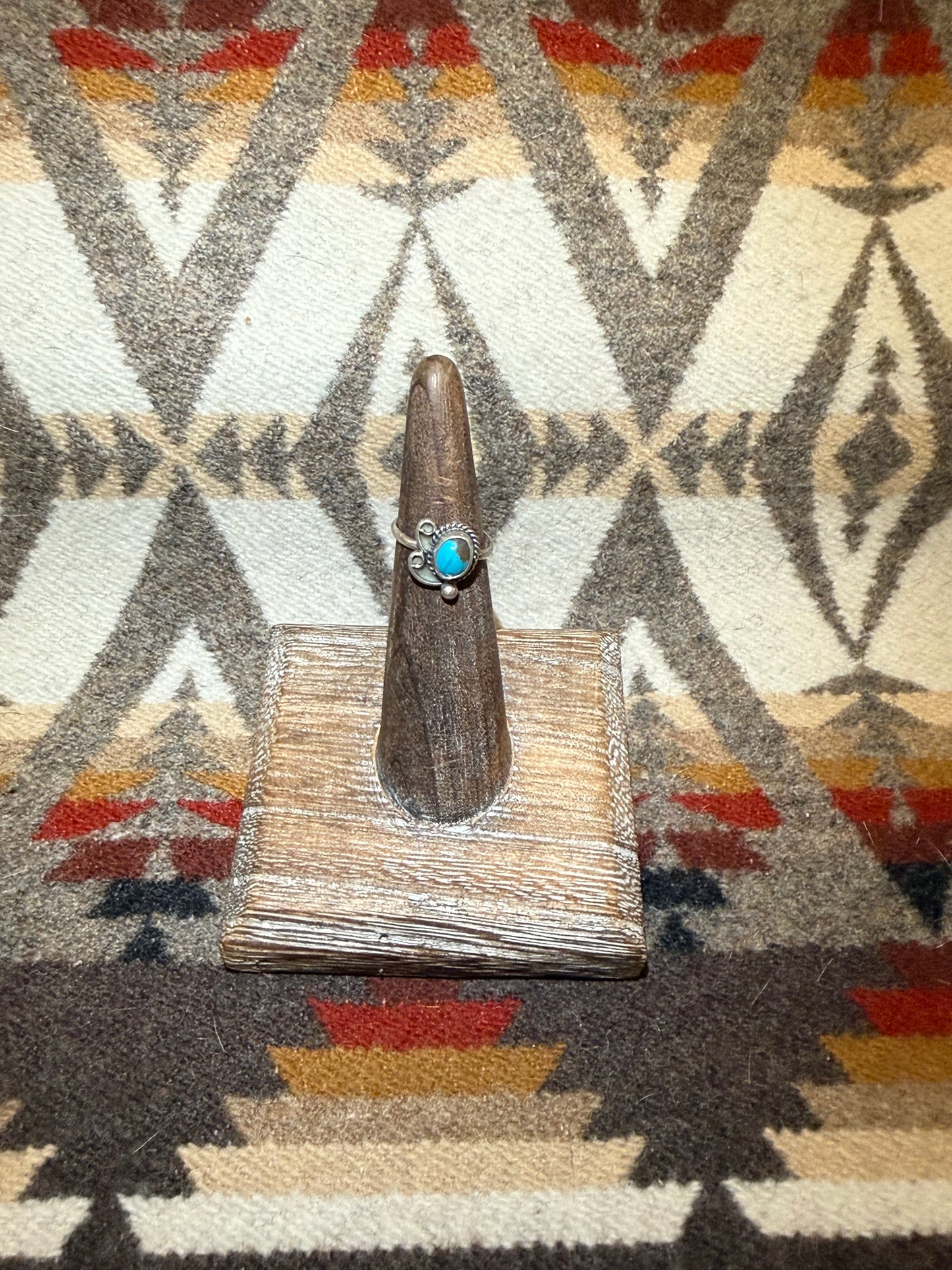 Dainty Turquoise Stone  Ring
