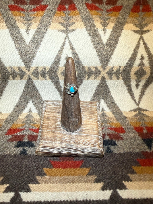 Dainty Turquoise Stone  Ring