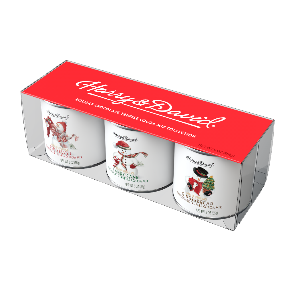 H&D® Snowman Truffle Cocoa Gift Set (3oz Tins)
