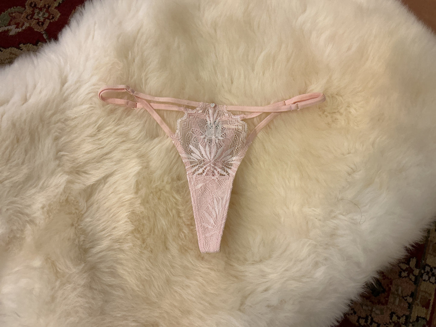Fortuna Adjustable String Thong - Angel Wing