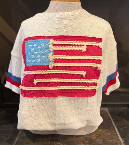 Knitted Flag Sweater