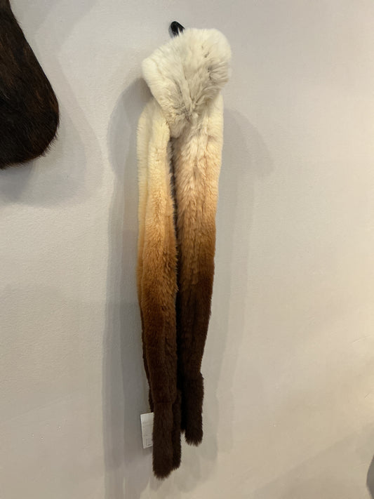 Tan/Deg Knitted Rabbit Scarf
