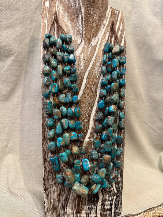 Necklace- Nacco Zari Chimney Butte Turquoise