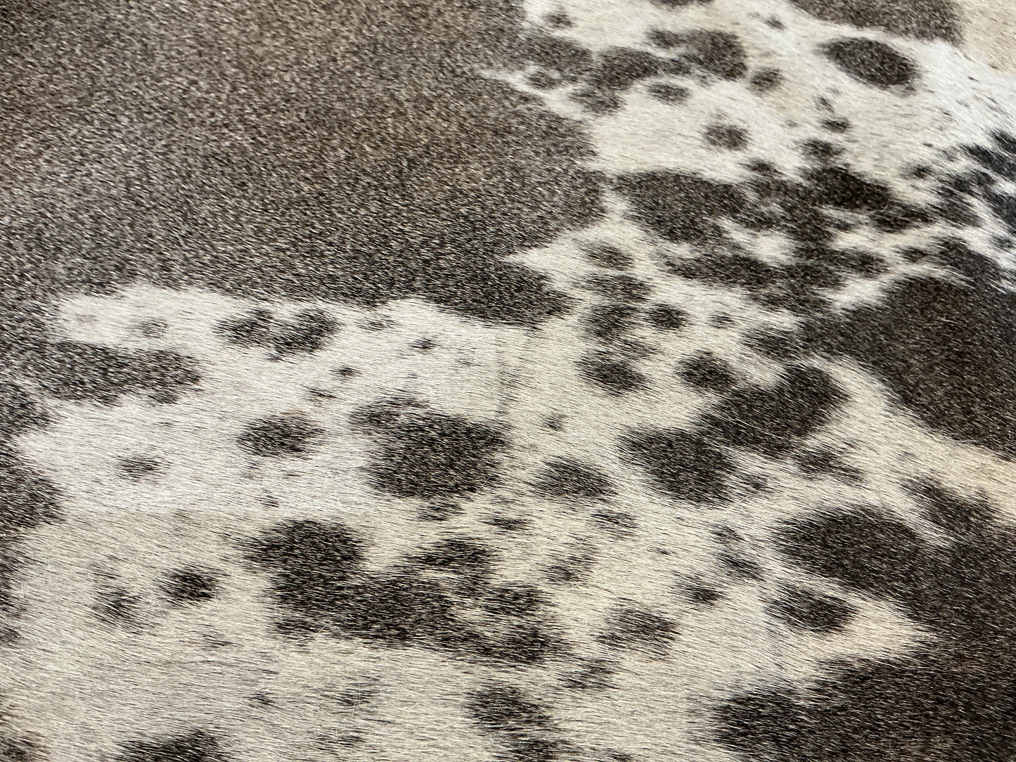 Grey and White Hide Rug