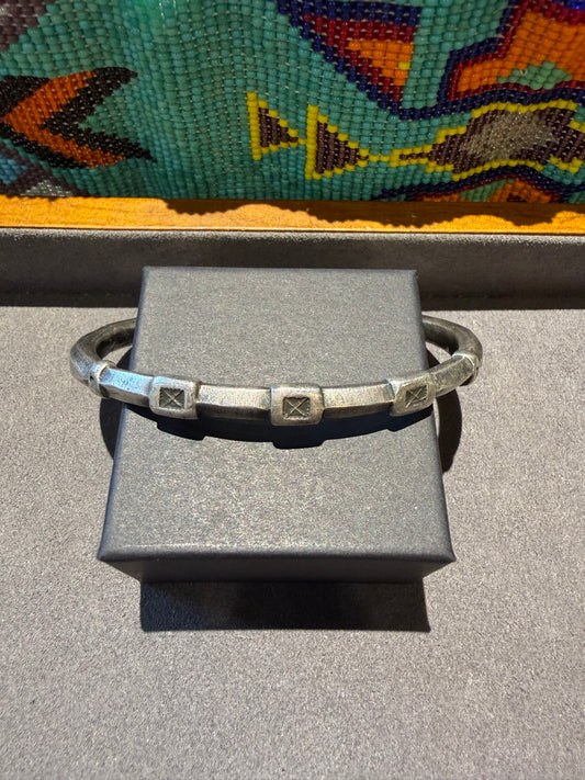Cuff/ Bracelet- J. Favor Coin Silver