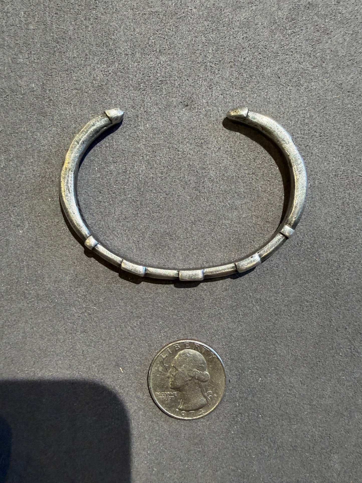 Cuff/ Bracelet- J. Favor Coin Silver