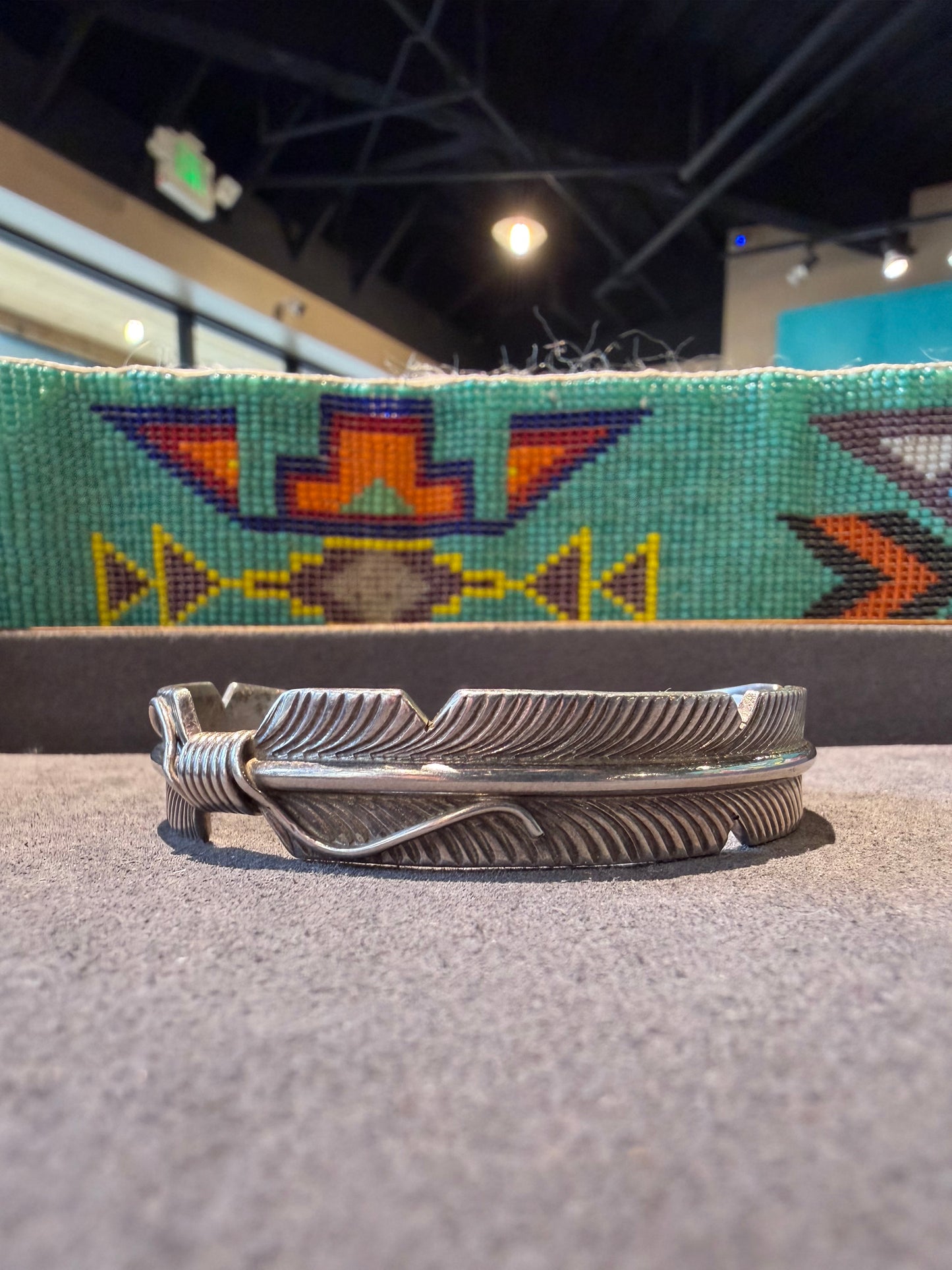 Cuff/ Bracelet- Feather Navajo