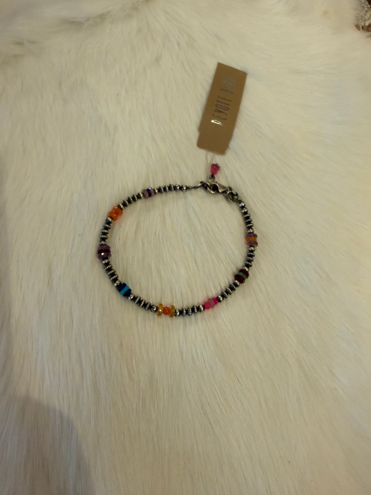 Multi-Stone Peyote Bird Bracelet