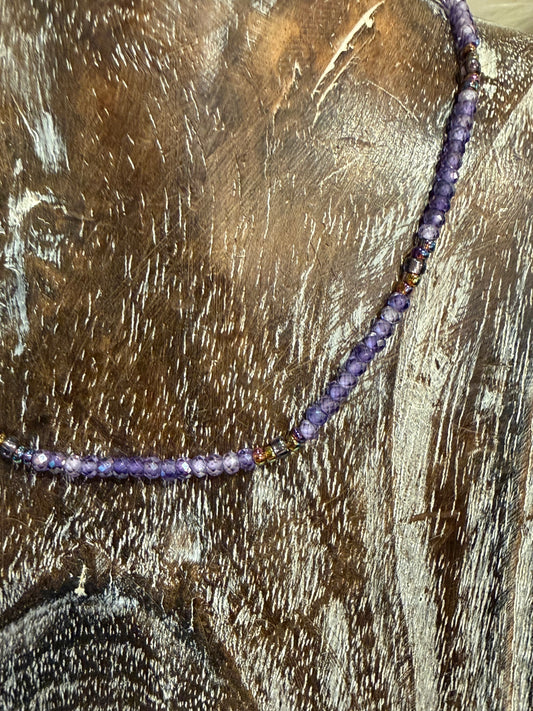 Iris Necklace 14"