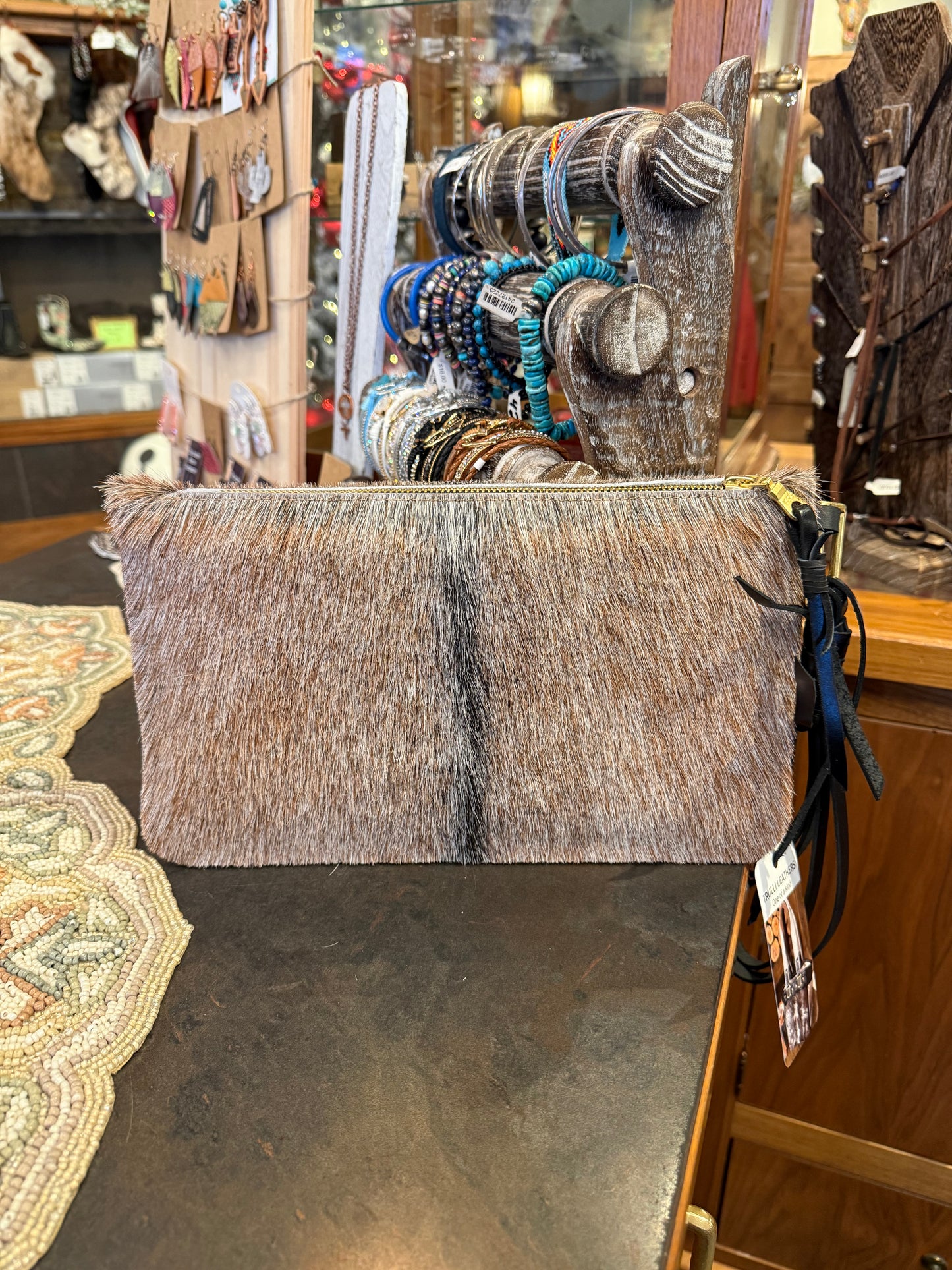 Fur Clutch- Trulli Leathers