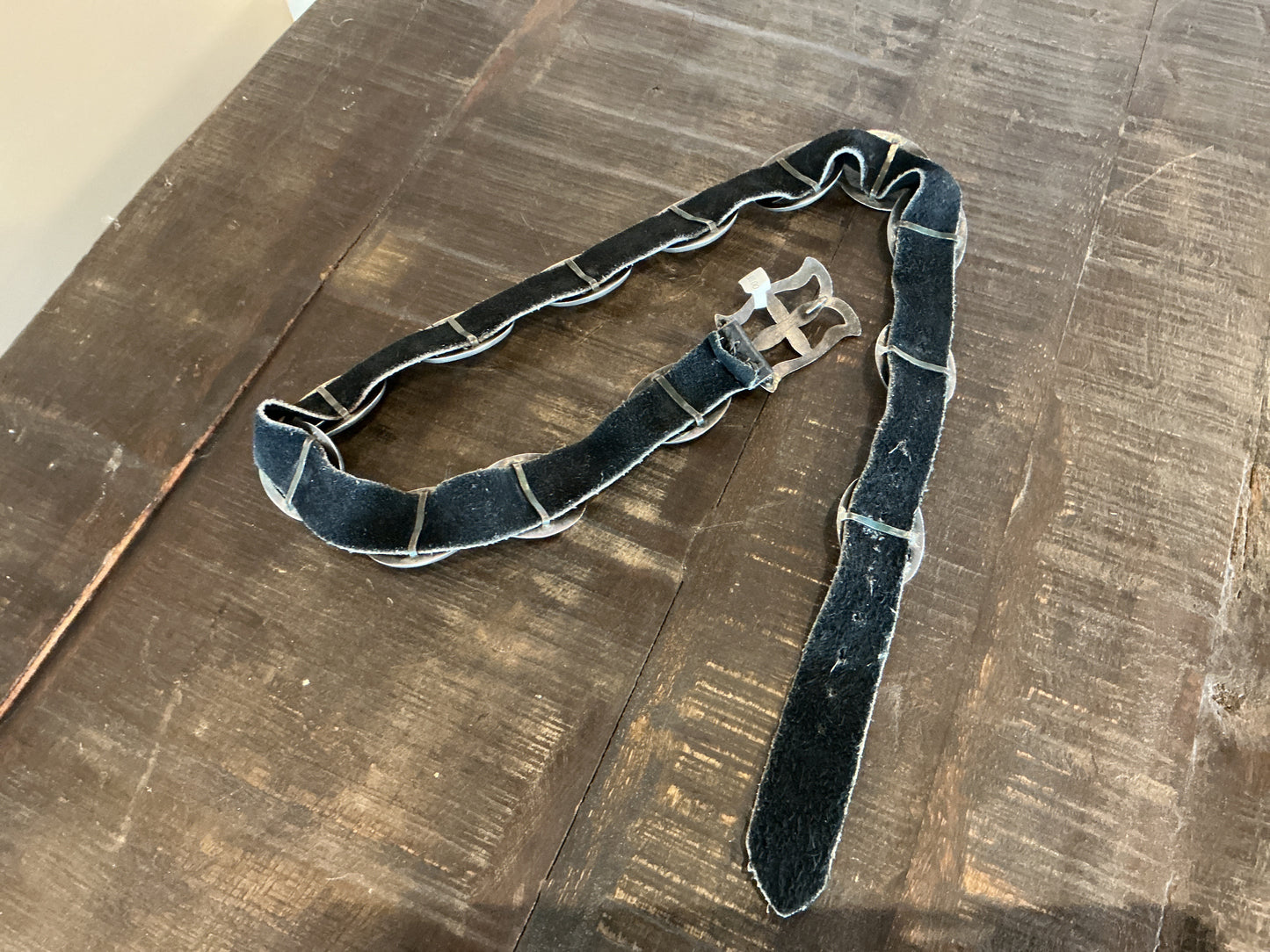 Vintage Sandcast Turquoise Concho Belt