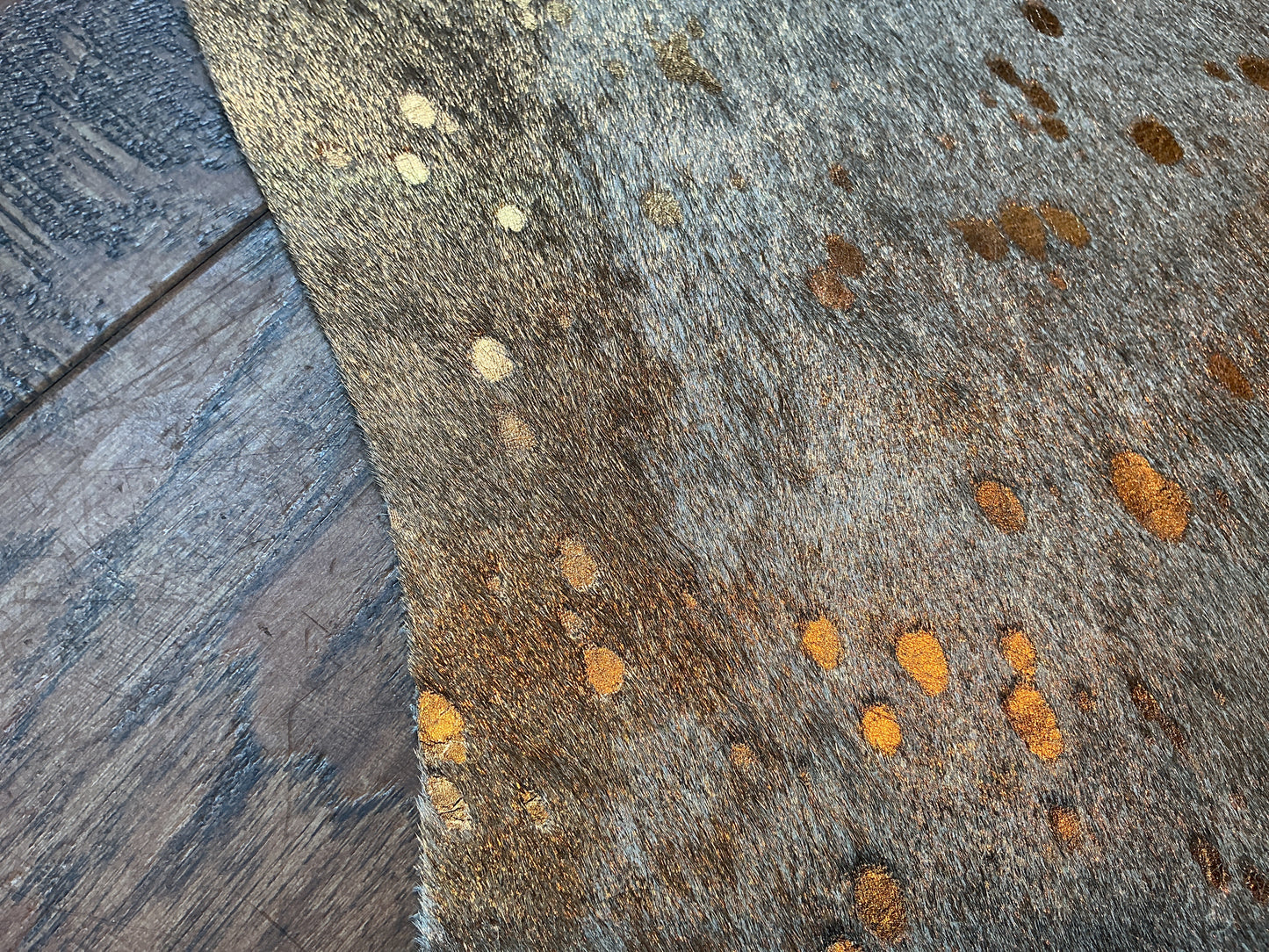 Gold Hide with Large Gold Spots