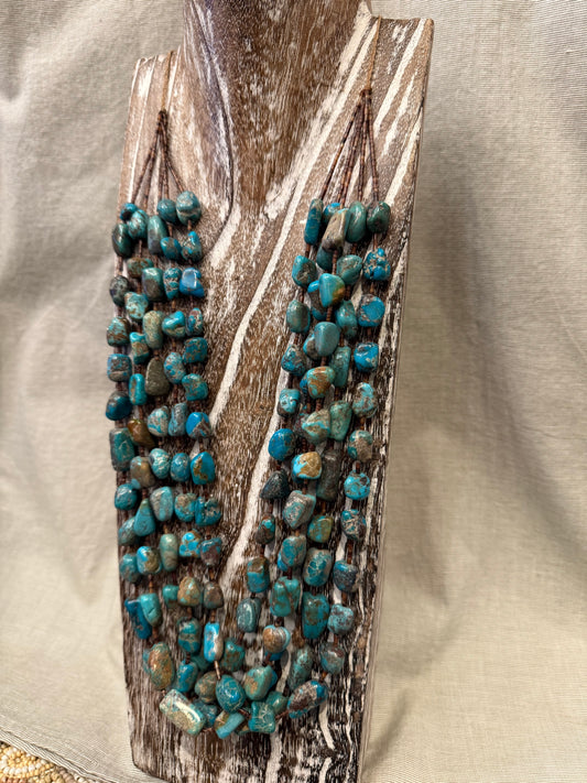 Necklace- Nacco Zari Chimney Butte Turquoise