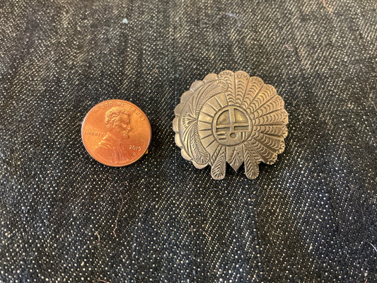 Hopi Sterling Kachina Earrings