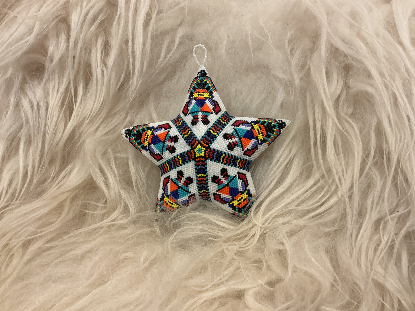 Navajo Hand Beaded Ornament - Small