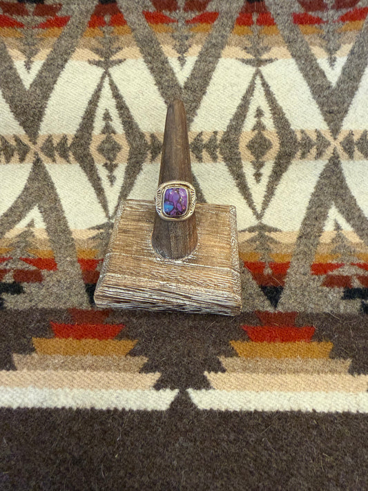 Amethyst & Turqoise Ring