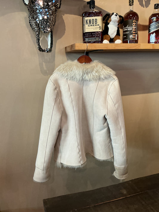 Sugar Shearling Bolero Jacket